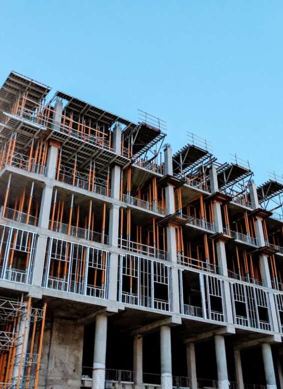 gray concrete building under construction